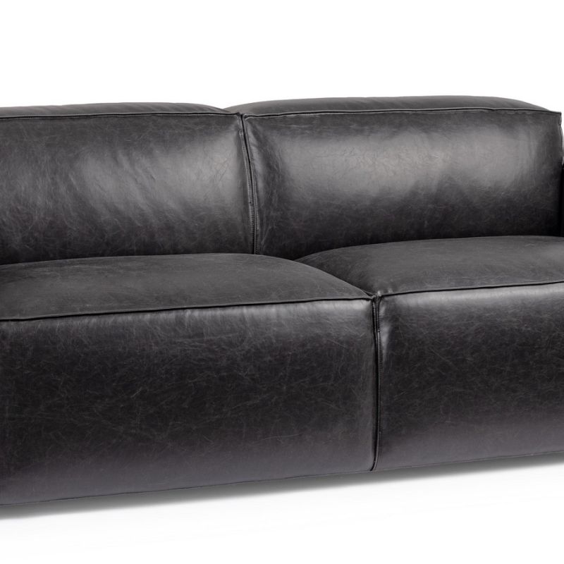 Sofa trzyosobowa JOSEPH BLACK/TERRACOTTA