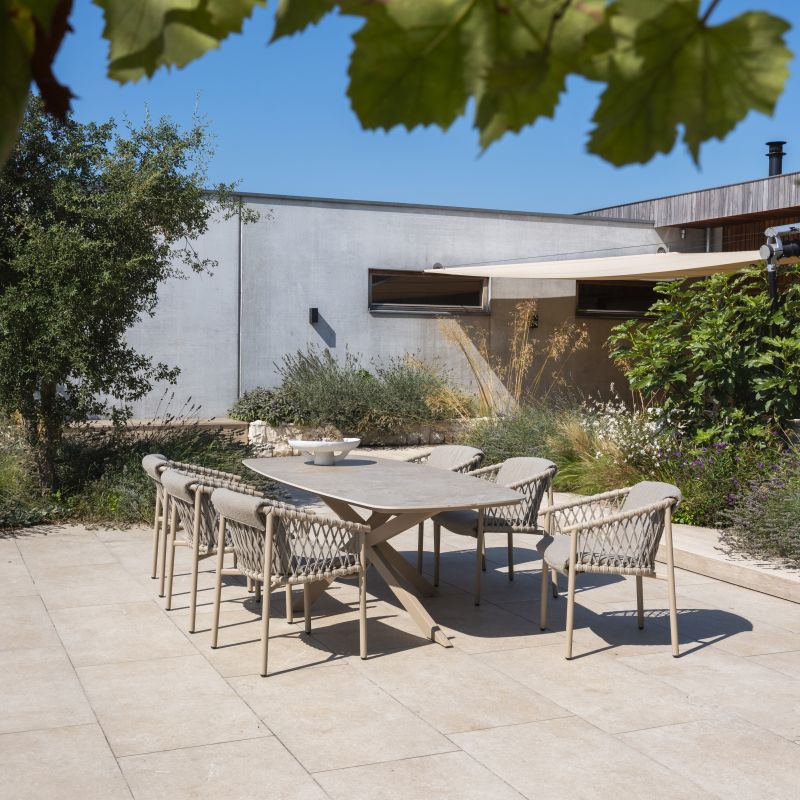 Stół obiadowy Prado 240x105x75 latte/terre