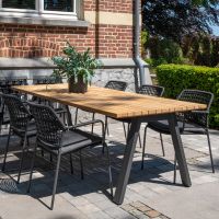 Stół obiadowy z drewna tekowego Ambassador 240 см 