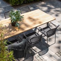 Stół obiadowy z drewna tekowego Ambassador 240 см 