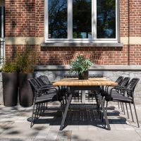 Stół obiadowy z drewna tekowego Ambassador 240 см 