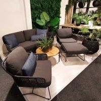 Fotel z zestawu Belmond Antracite 