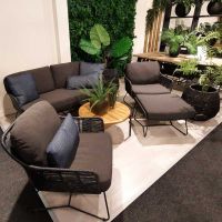 Fotel z zestawu Belmond Antracite 