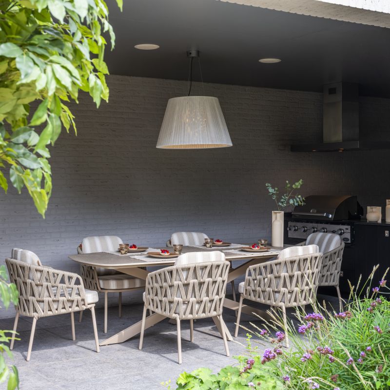 Stół obiadowy Prado 240x105x75 latte/terre