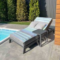 Leżak na basen Bite Antracite