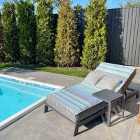 Leżak na basen Bite Antracite