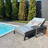 Leżak na basen Bite Antracite
