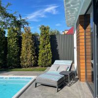 Leżak na basen Bite Antracite