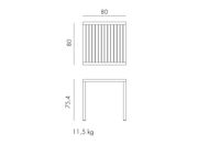 Stół obiadowy Cube 80