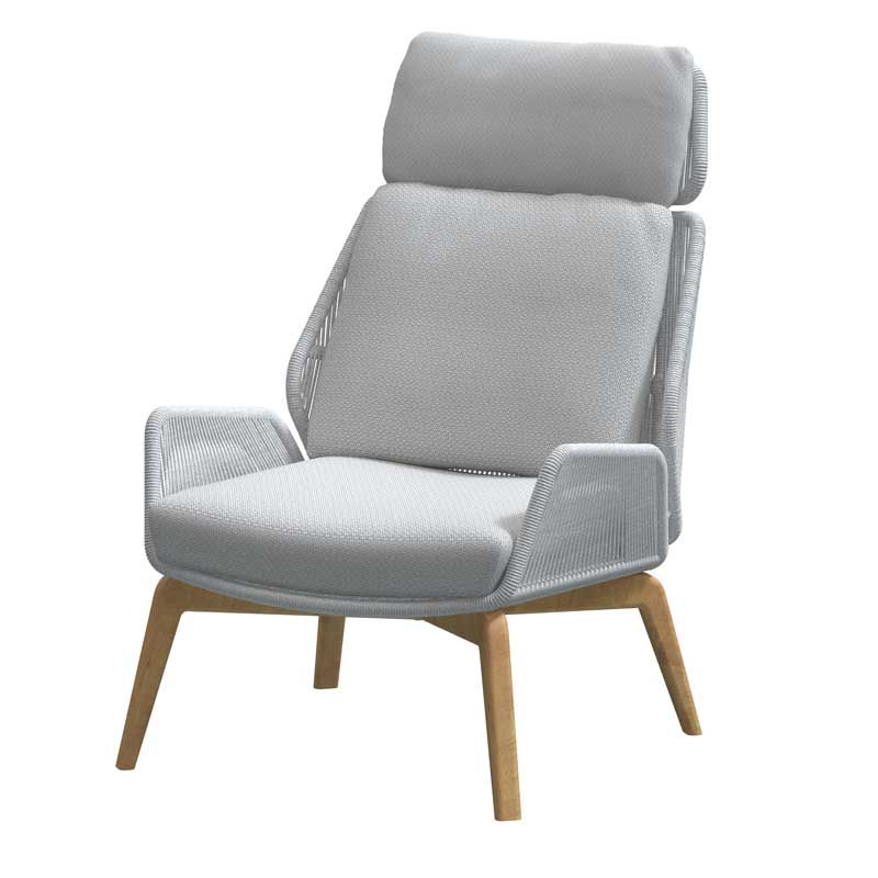 Fotel ogrodowy z podnóżkiem CARTHAGO