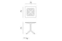 Stół obiadowy Clip/ClipX 70