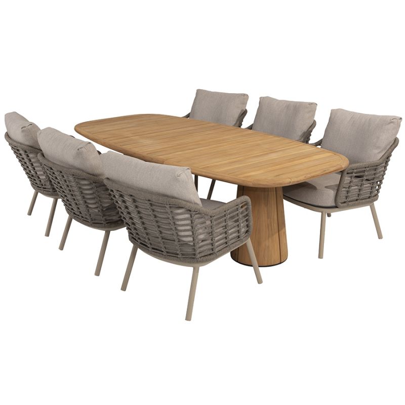 Тиковий обідній стіл Capri 240x110x69 cm