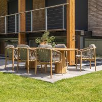 Stół obiadowy Capri tekowy (240/280 cm) 2025