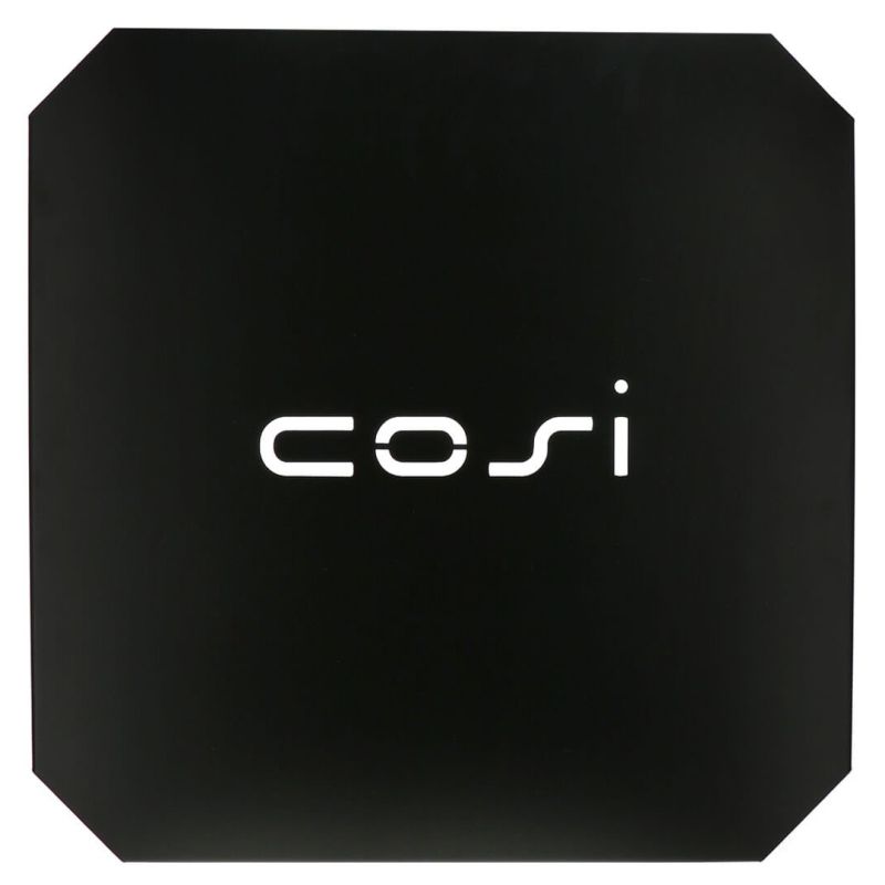 Обігрівач-стіл-камін Cosiloft, black/teak