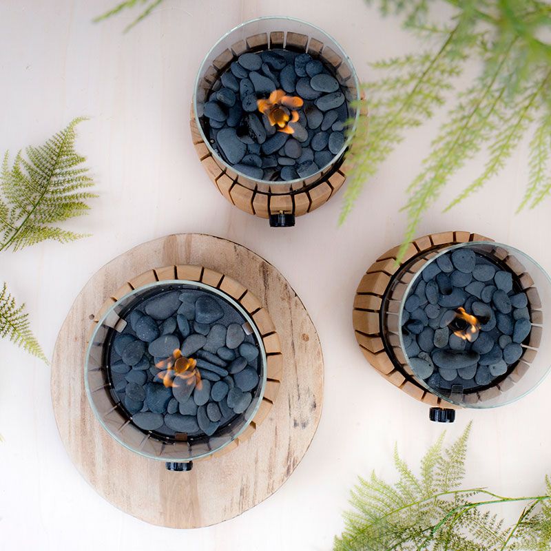 Świeca gazowa na taras Cosiscoop Timber