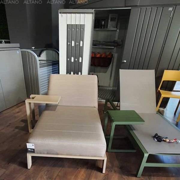 Leżak na basen Bite Taupe