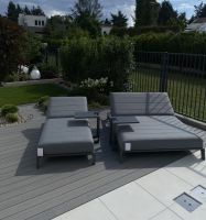 Leżak na basen Bite Antracite