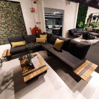 Country Stolik kawowy Teak/Antracite