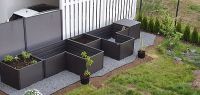 Podwyższone grządki VegetableBed 201x102x77 cm