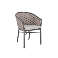 Krzesło obiadowe MARGALIDA CHARC/KHAKI