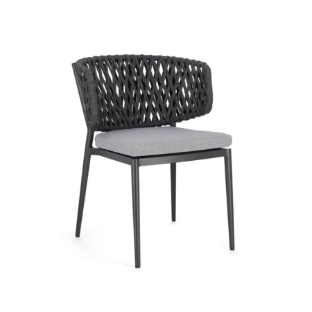 Krzesło obiadowe NOELIA CHARCOAL