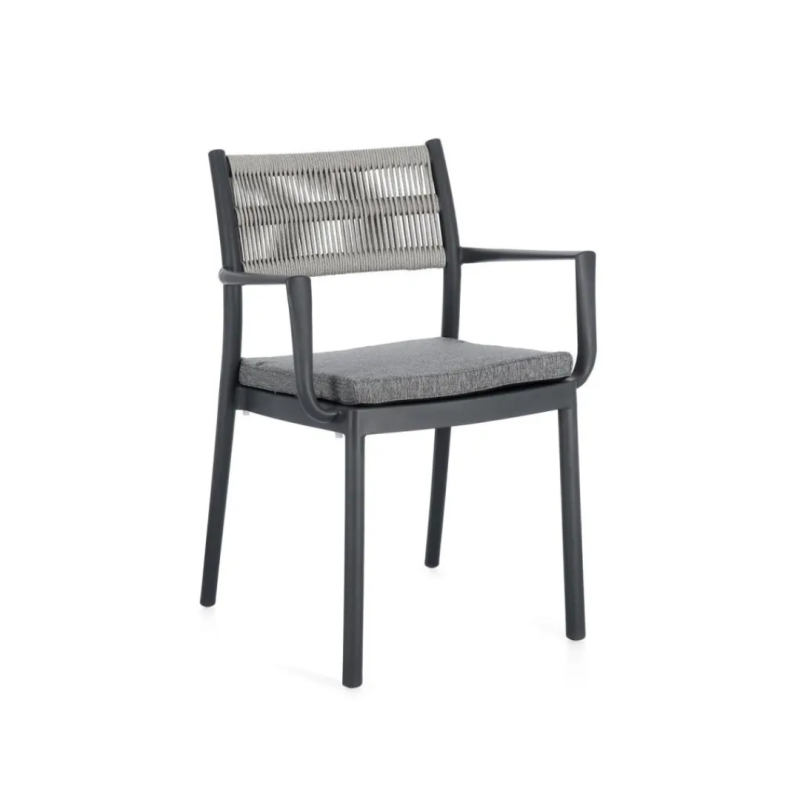 Krzesło obiadowe z podłokotnikami ALVIN