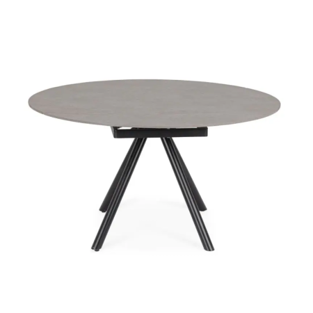 Stół jadalniany RAUNI Ø87/135 L.GREY/ GREY