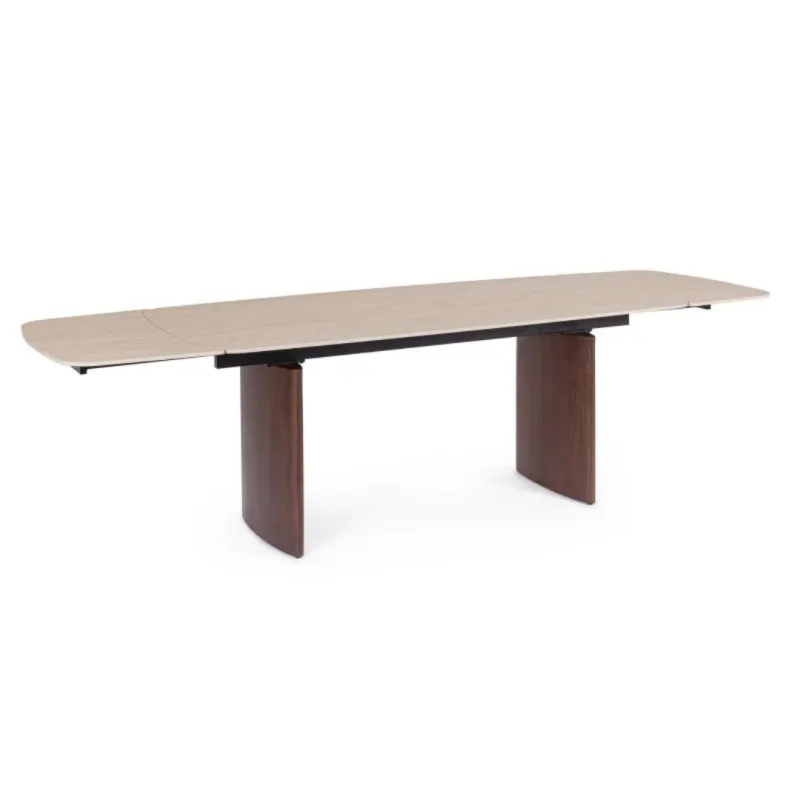 Stół jadalniany MAILIS  WALN/TRAV. 180/220/260x90x76h