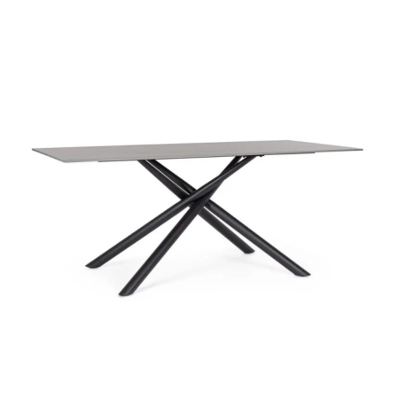 Stół jadalniany ARGITA BLACK  180x90x76h