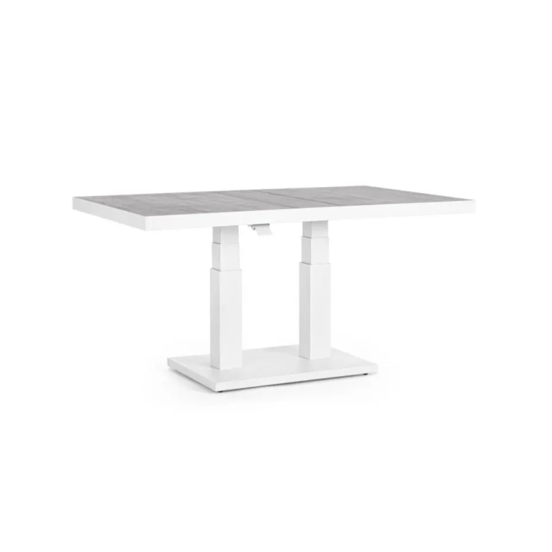 Stół TRUMAN WHITE140x85x49/72