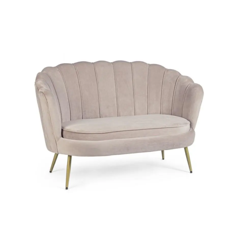 Sofa dwuosobowa GILIOLA LIGHT GREY