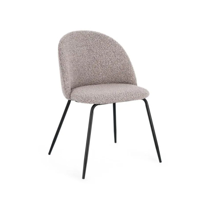 Krzesło obiadowe TANYA BLACK/MINK