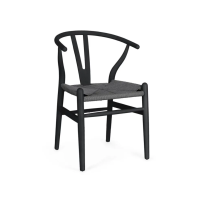 Krzesło obiadowe ARTEMIA NATURAL/BLACK