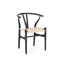 Krzesło obiadowe ARTEMIA BLACK/ NATURAL