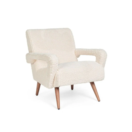 Fotel BERNA PALM/WHITE