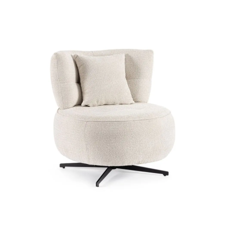 Fotel obrotowy GONNIE ECRU/GREY