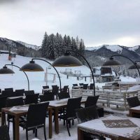 Lampa podłogowa-podgrzewacz DOME Black