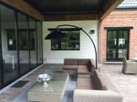 Lampa podłogowa-podgrzewacz DOME Black