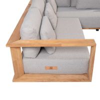 Sofa modułowa z drewna tekowego Eternity 