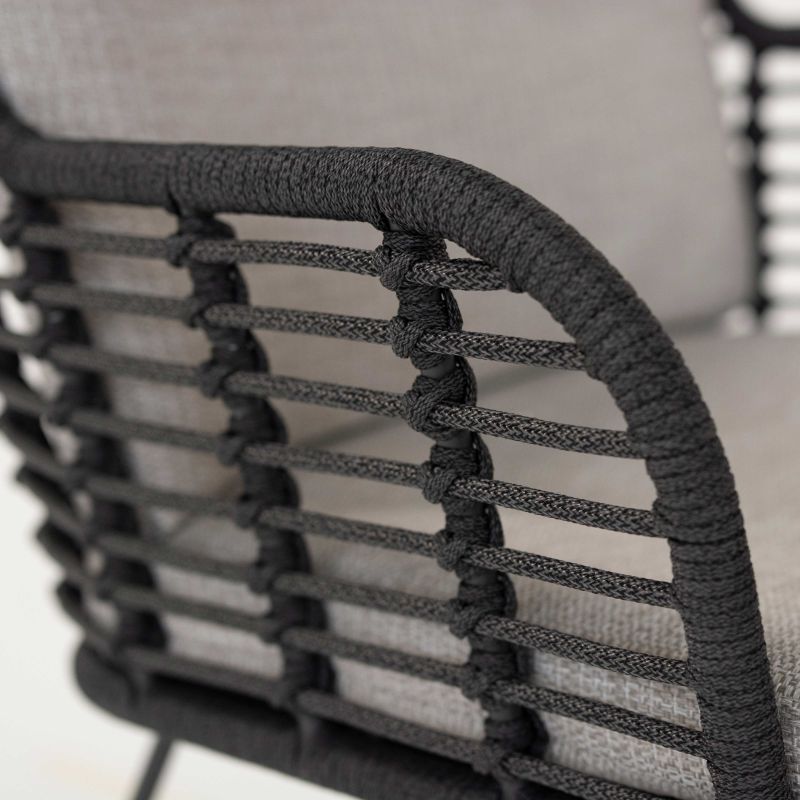 Sofa z zestawu kawowego Fabrice Anthracite
