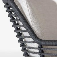 Krzesło obiadowe Fabrice Anthracite 