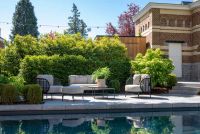 Fotel z podnóżkiem do zestawu kawowego Fabrice Anthracite