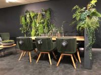 Krzesło plecione obiadowe Flores Green 