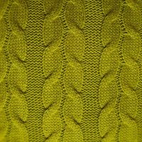 Pleciony koc, 190x160, limonka