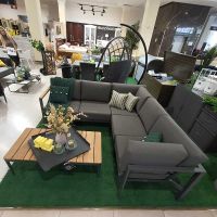 Sofa modułowa narożna dla tarasu Montigo