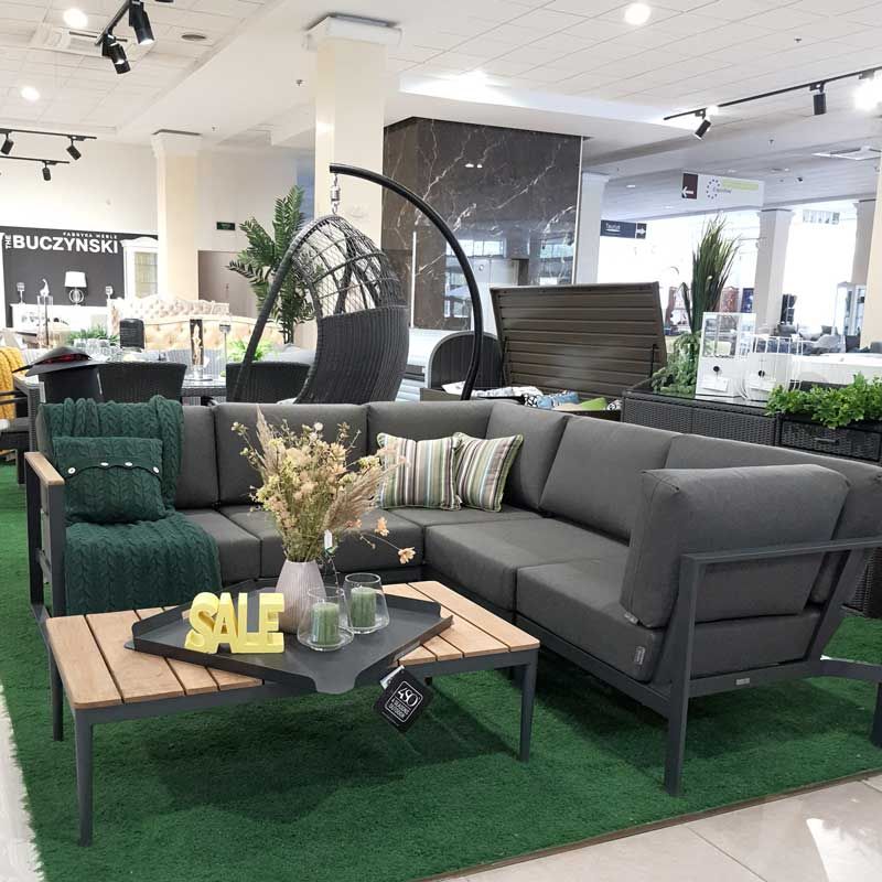 Sofa modułowa narożna dla tarasu Montigo
