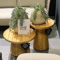 Stoliki z drewna tekowego Pablo