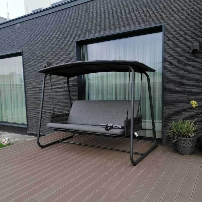 Huśtawka-łóżko Patio Swing Dark Grey