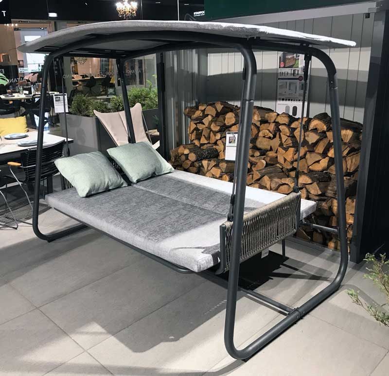 Huśtawka-łóżko Patio Swing Dark Grey