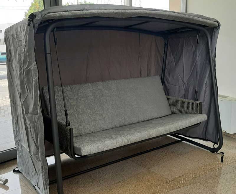 Huśtawka-łóżko Patio Swing Dark Grey